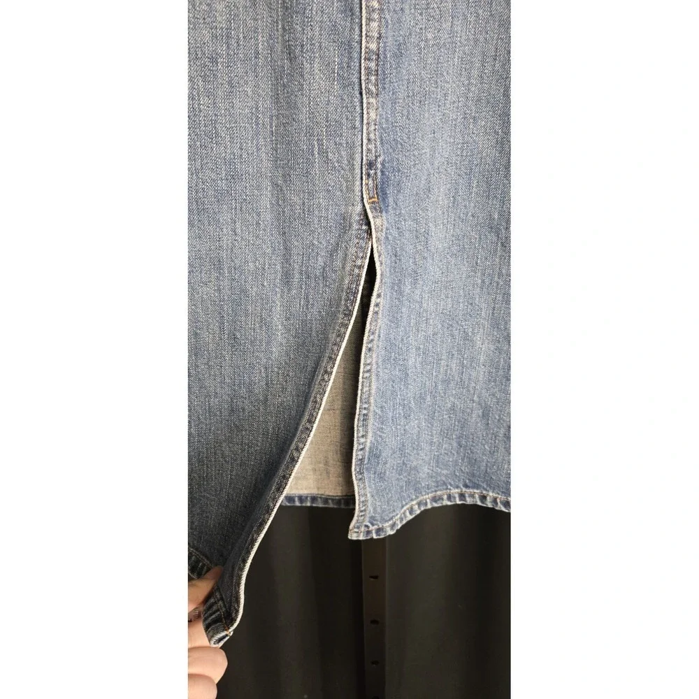 Gap 6 Denim Pencil Skirt Womens Blue‎ Midi Y2K Casual 14191700 02/SP02
